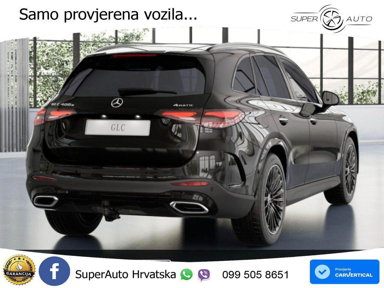 Mercedes GLC 400e (381 KS) 4MATIC 9G-TRONIC AMG ZRAČNI+ACC+GR SJED+KAM+PANO