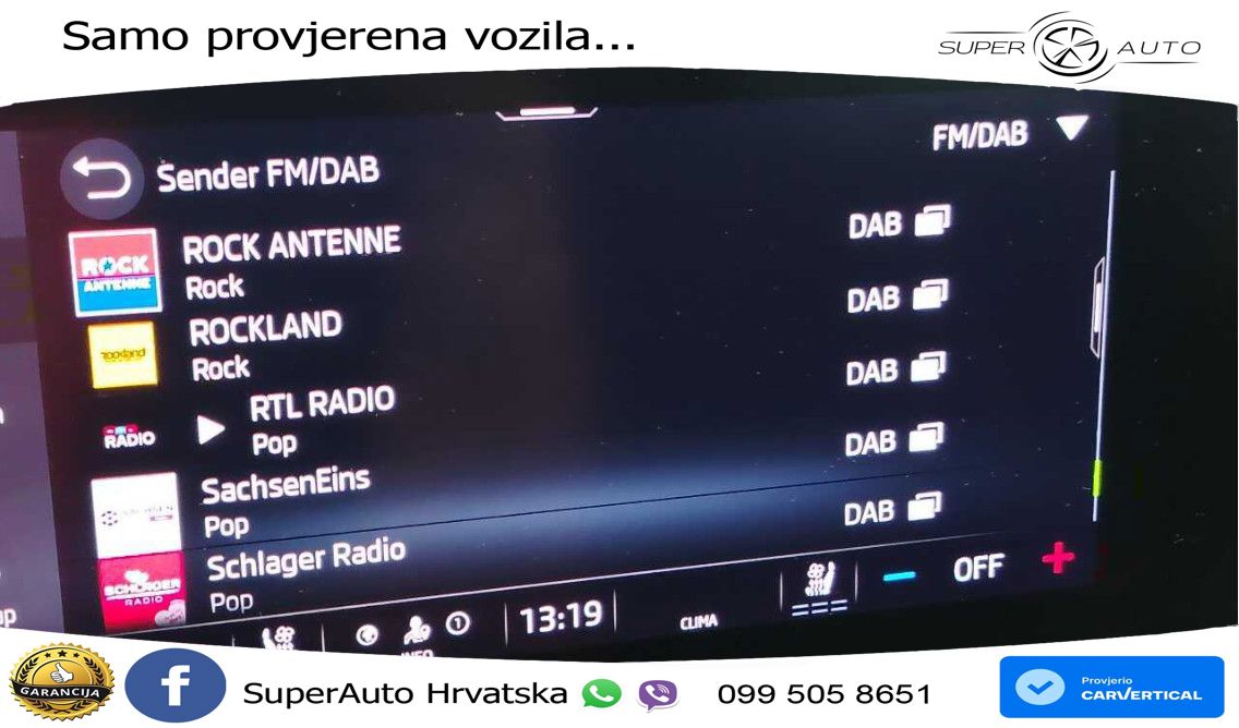 Škoda Octavia Combi iV 1.4 TSI (204 KS) DSG LED+GR SJED+ACC