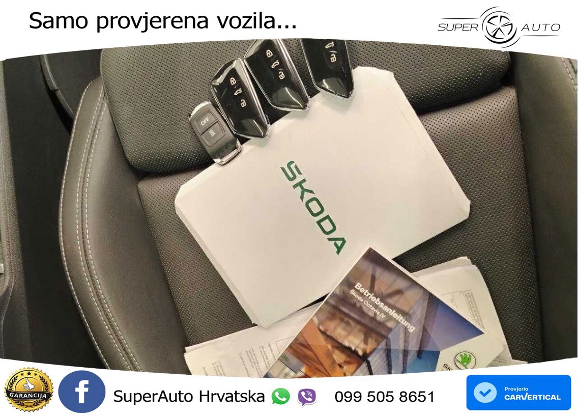 Škoda Octavia Combi iV 1.4 TSI (204 KS) DSG LED+GR SJED+ACC