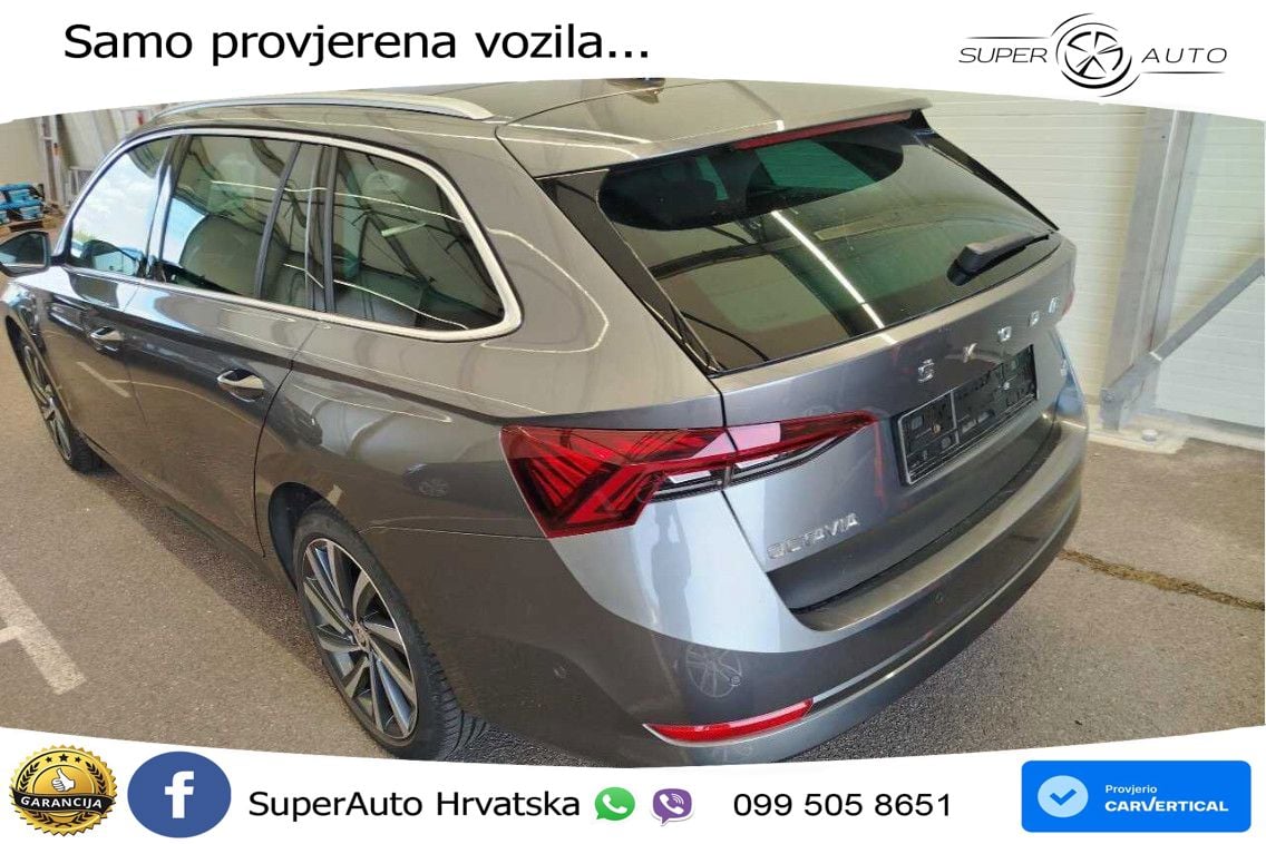 Škoda Octavia Combi iV 1.4 TSI (204 KS) DSG LED+GR SJED+ACC
