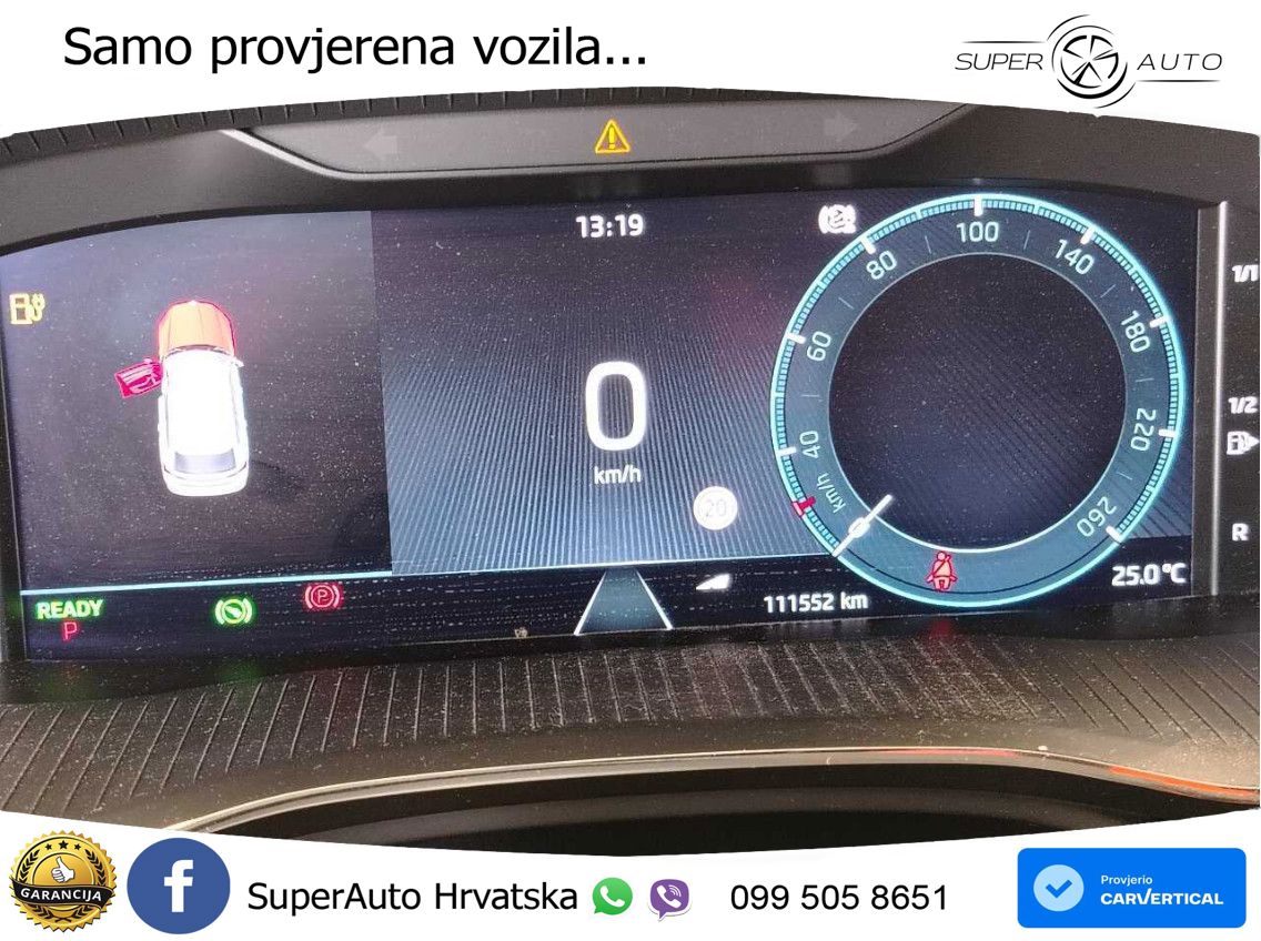 Škoda Octavia Combi iV 1.4 TSI (204 KS) DSG LED+GR SJED+ACC