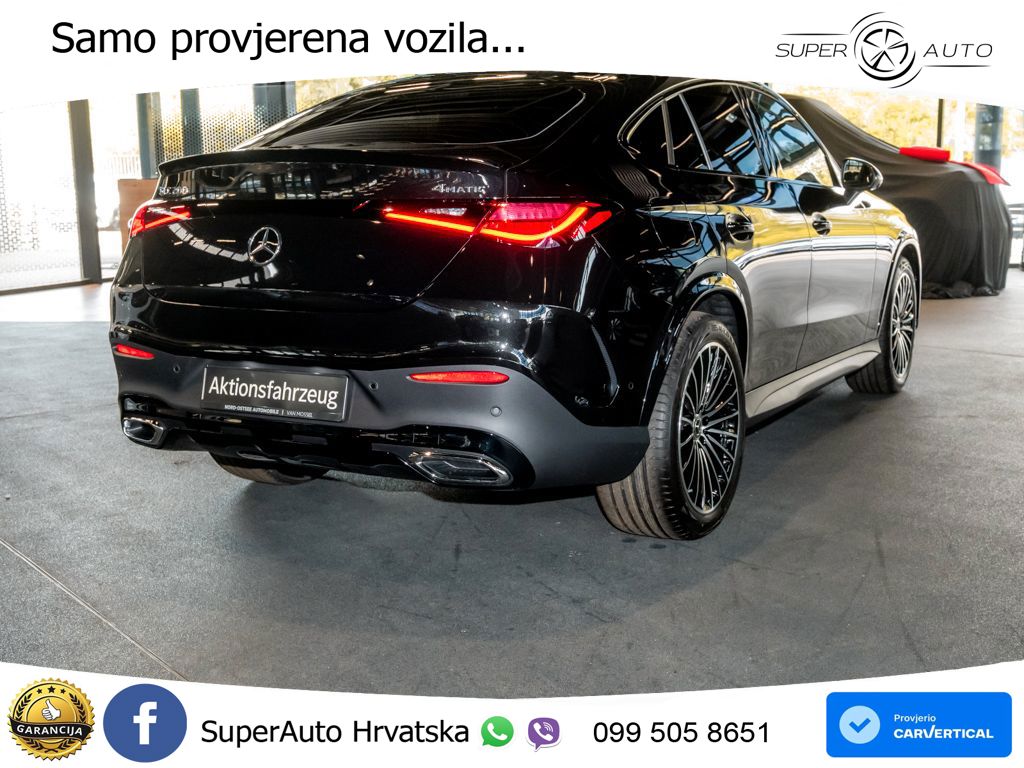 Mercedes GLC Coupe 200 (204 KS) 4MATIC 9G-TRONIC AMG ACC+GR SJED+360+PANO