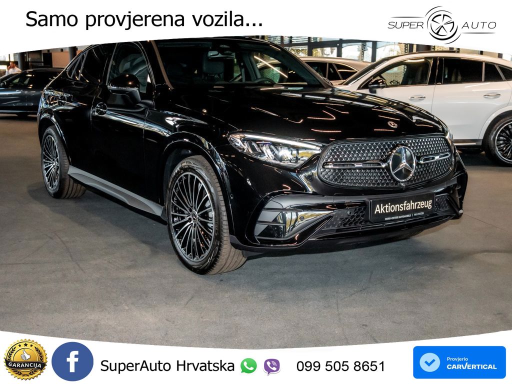 Mercedes GLC Coupe 200 (204 KS) 4MATIC 9G-TRONIC AMG ACC+GR SJED+360+PANO