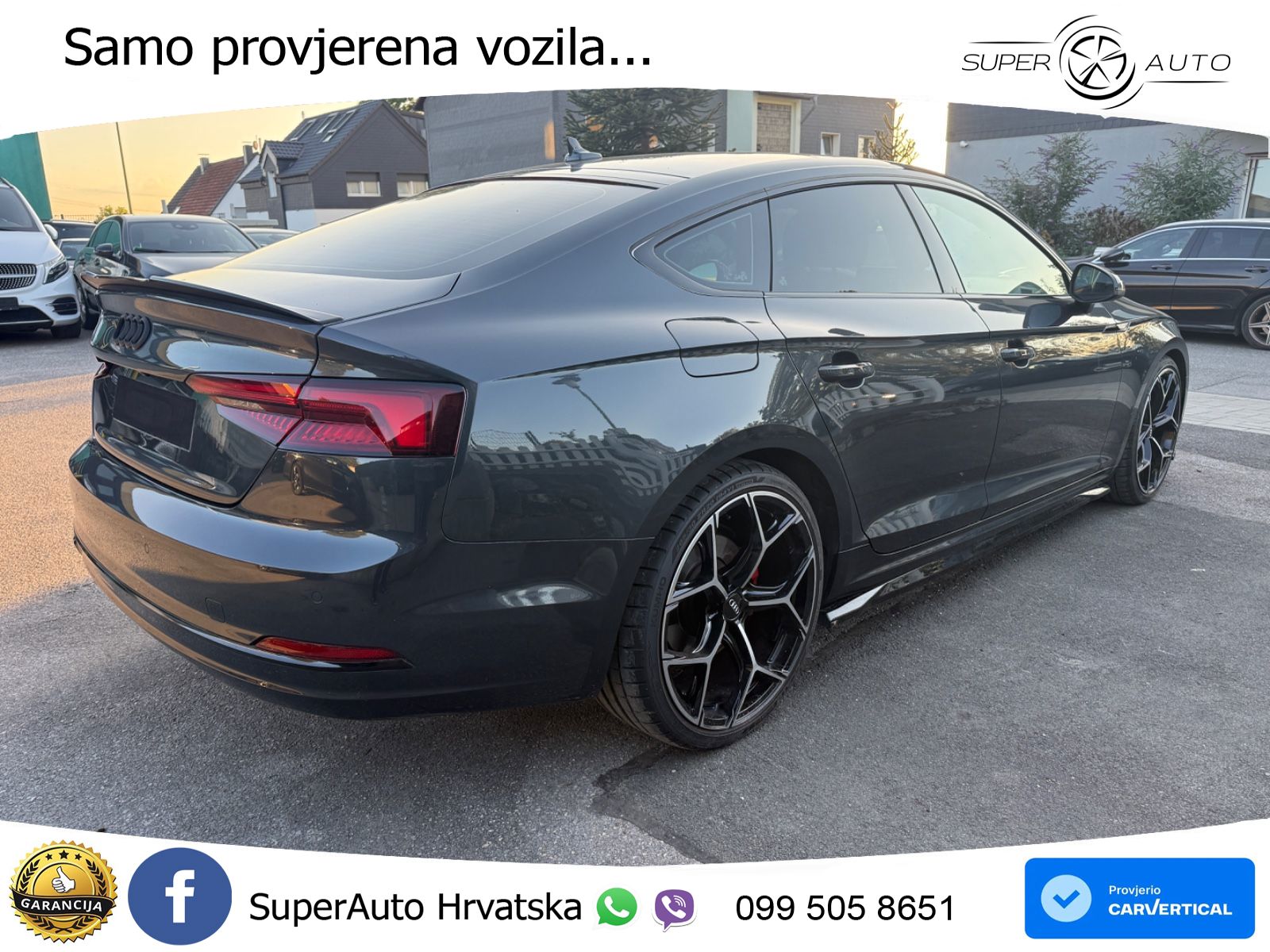 Audi A5 Sportback 40 TDI (190 KS) S tronic LED+GR SJED+ACC