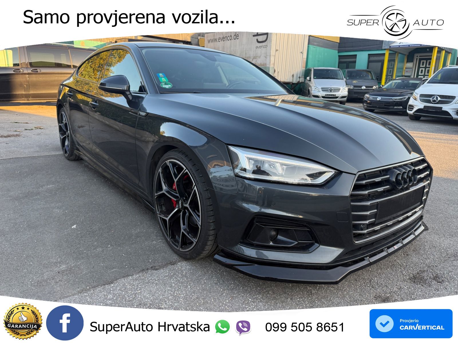 Audi A5 Sportback 40 TDI (190 KS) S tronic LED+GR SJED+ACC