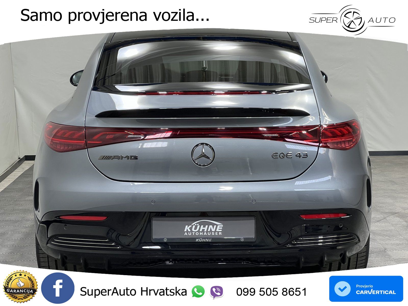 Mercedes EQE AMG 43 100 kWh (476 KS) 4MATIC ACC+HEAD+4xGR SJED+360+PANO