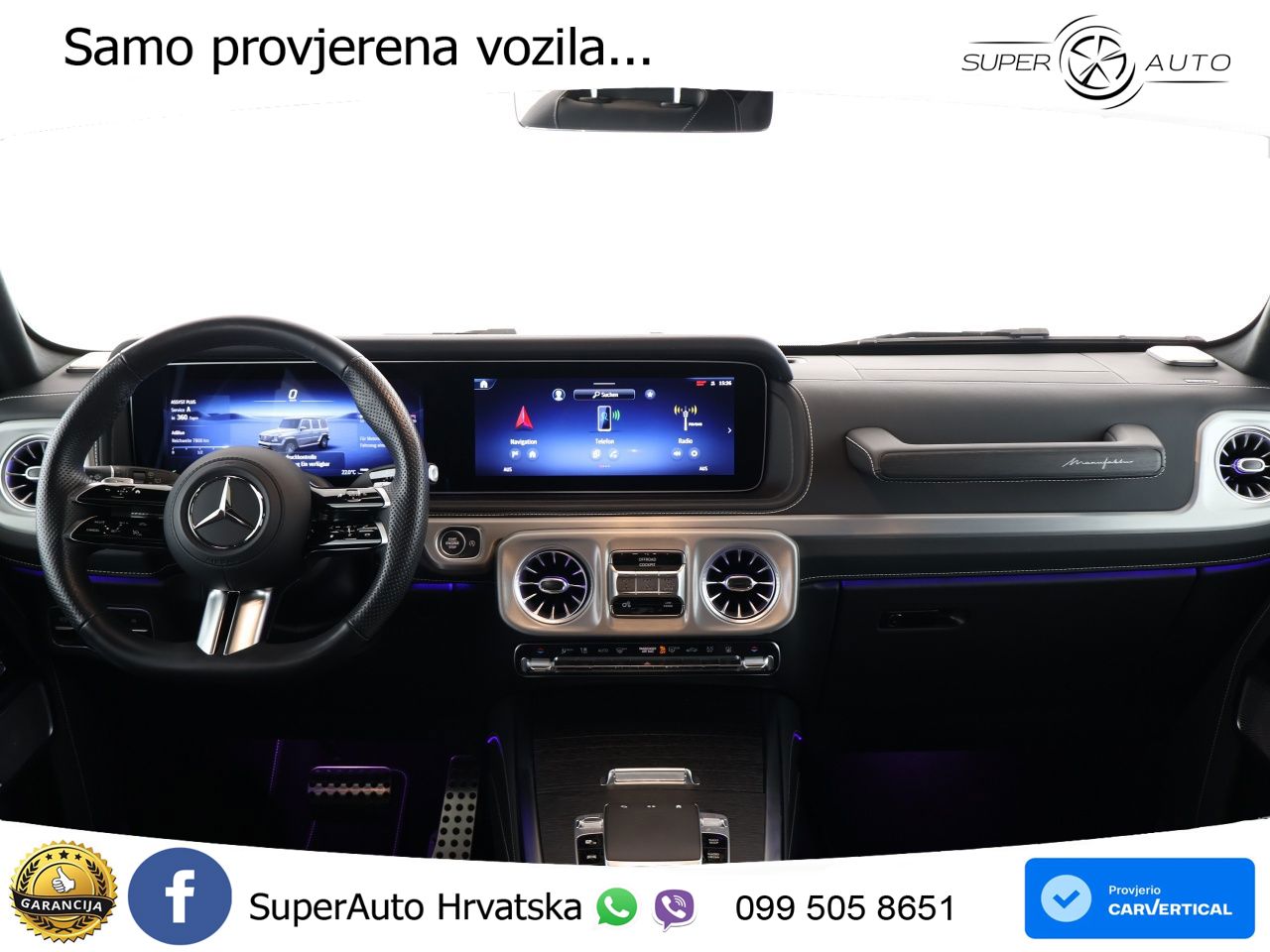 Mercedes G 450d Long (367 KS) 4MATIC 9G-TRONIC AMG LED+GR SJED+ACC