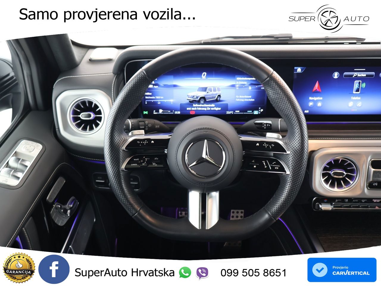 Mercedes G 450d Long (367 KS) 4MATIC 9G-TRONIC AMG LED+GR SJED+ACC