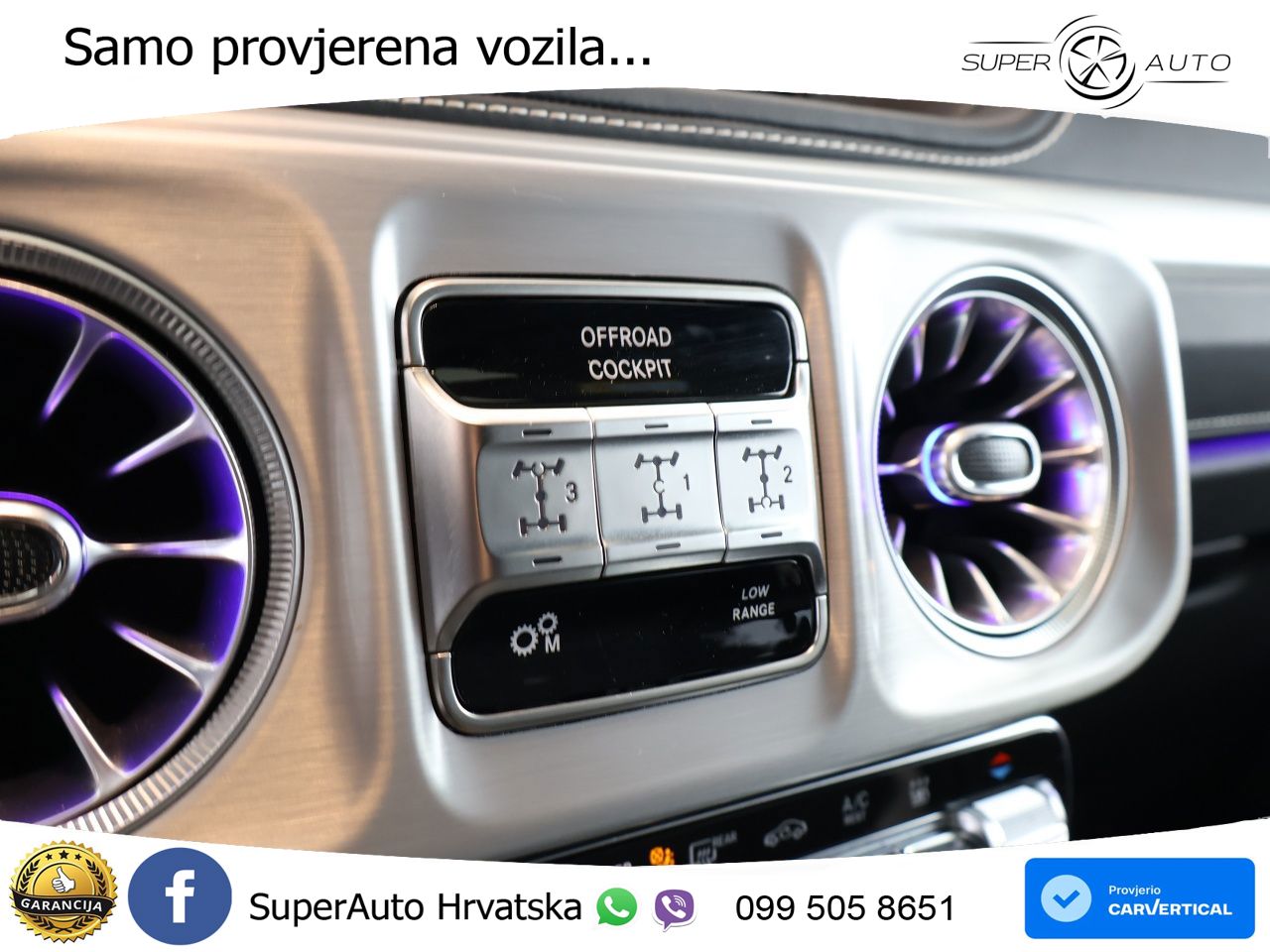 Mercedes G 450d Long (367 KS) 4MATIC 9G-TRONIC AMG LED+GR SJED+ACC