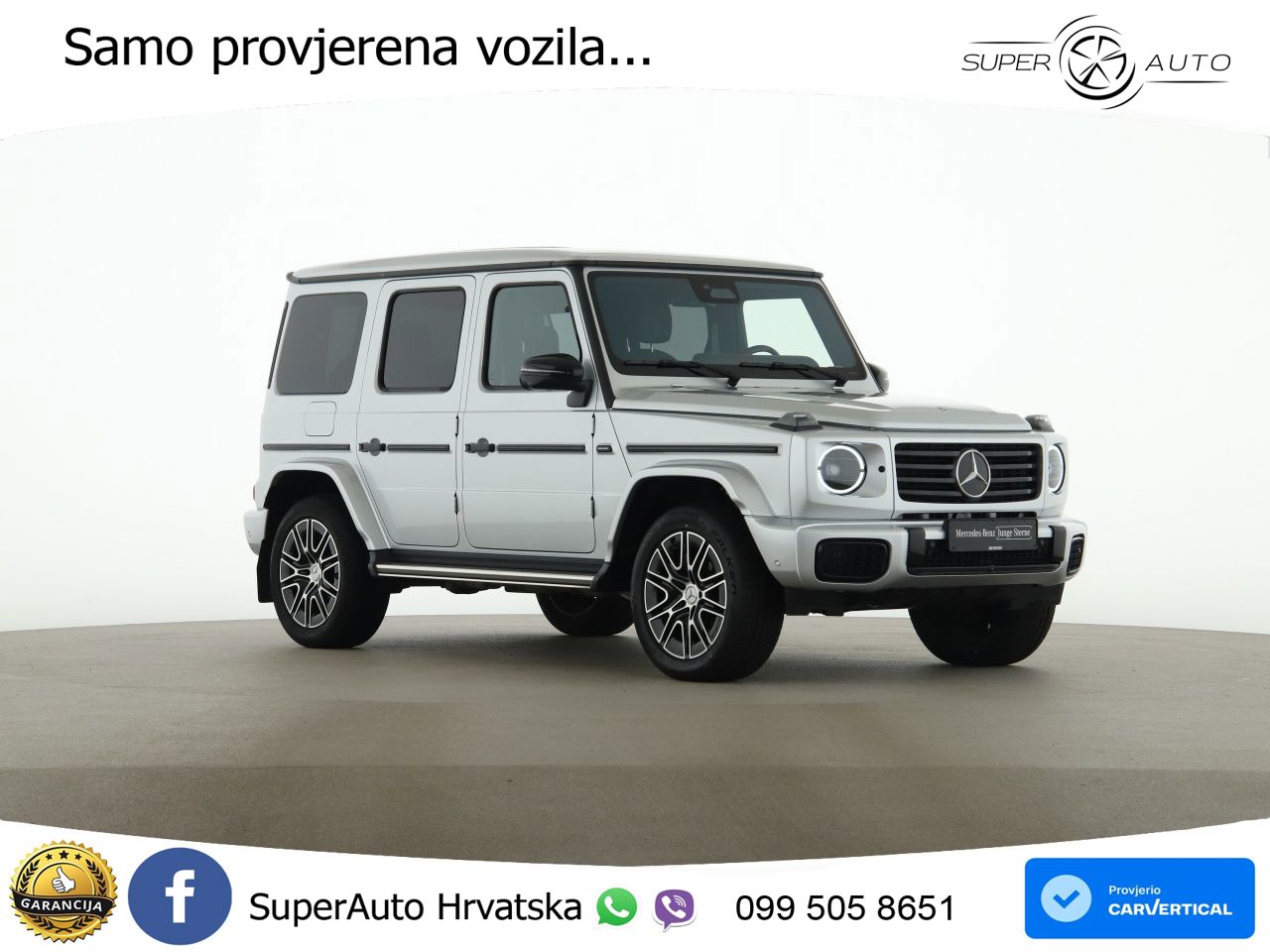 Mercedes G 450d Long (367 KS) 4MATIC 9G-TRONIC AMG LED+GR SJED+ACC