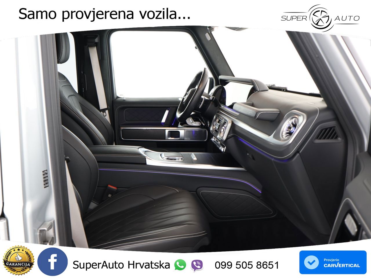 Mercedes G 450d Long (367 KS) 4MATIC 9G-TRONIC AMG LED+GR SJED+ACC
