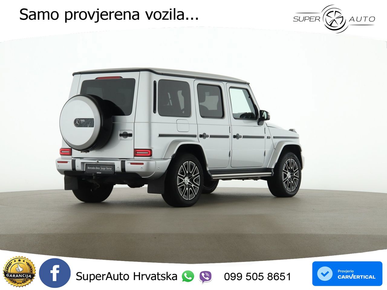 Mercedes G 450d Long (367 KS) 4MATIC 9G-TRONIC AMG LED+GR SJED+ACC