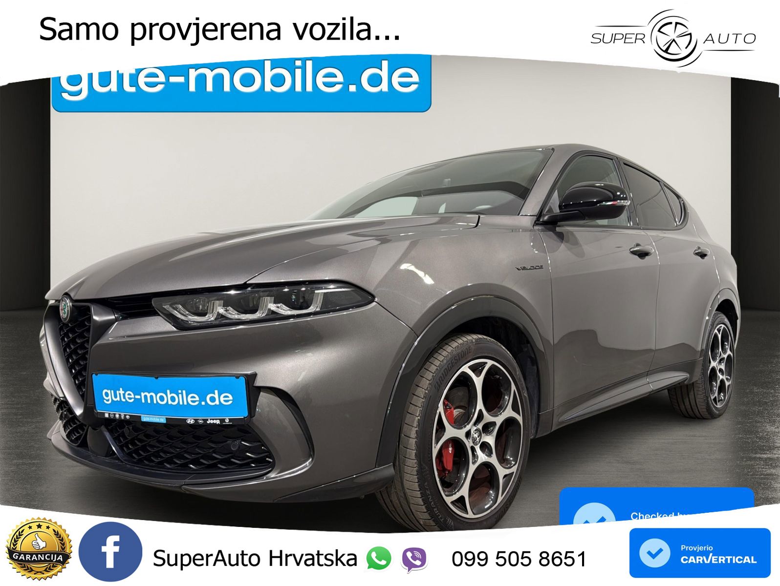 Alfa Romeo Tonale 1.5 VGT (160 KS) 48V-Hybrid TCT LED+GR SJED+ACC