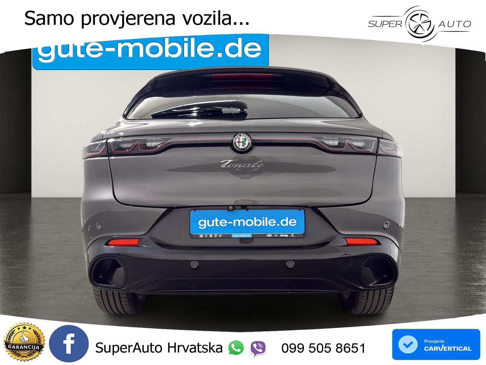 Alfa Romeo Tonale 1.5 VGT (160 KS) 48V-Hybrid TCT LED+GR SJED+ACC