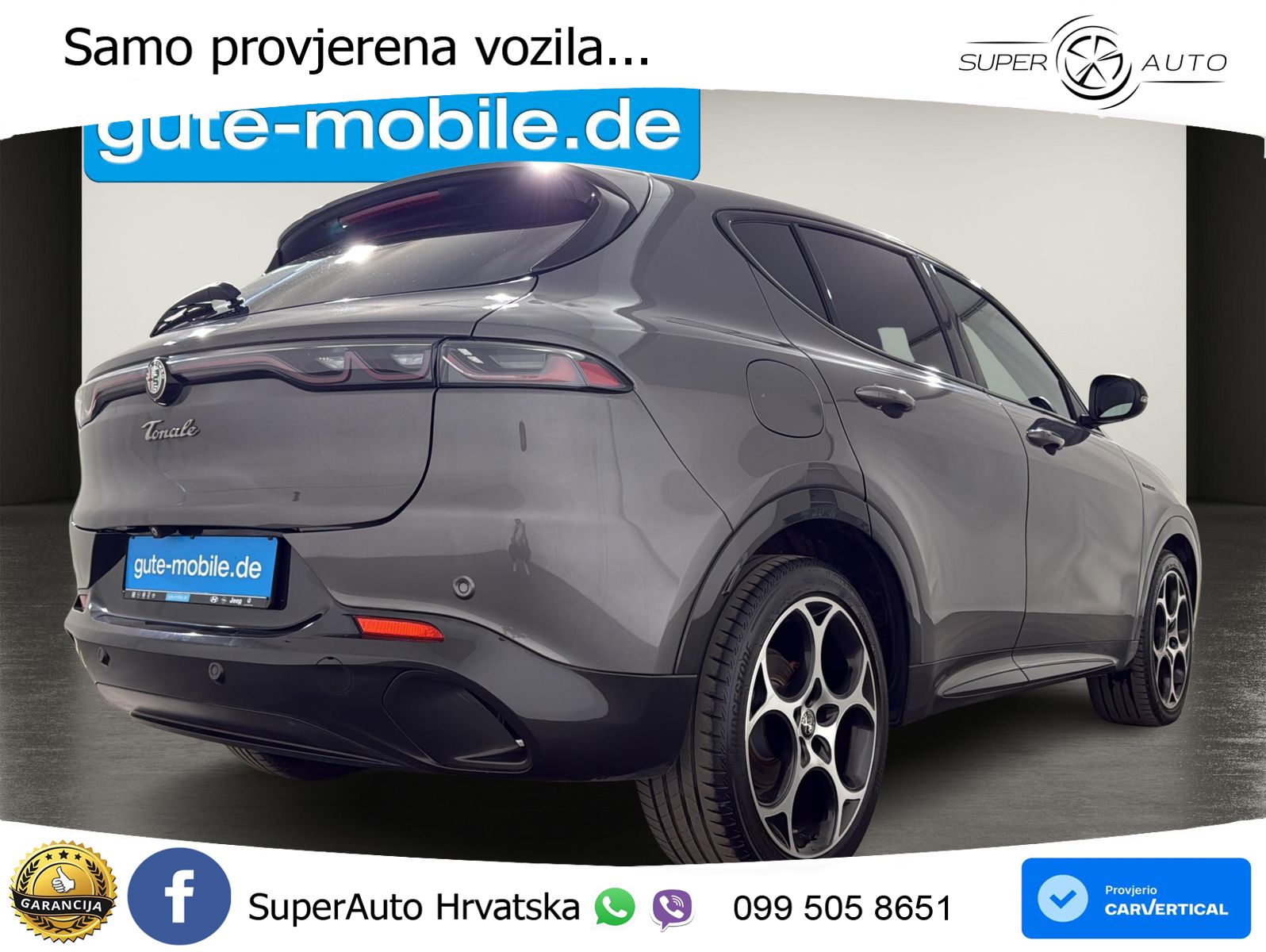 Alfa Romeo Tonale 1.5 VGT (160 KS) 48V-Hybrid TCT LED+GR SJED+ACC