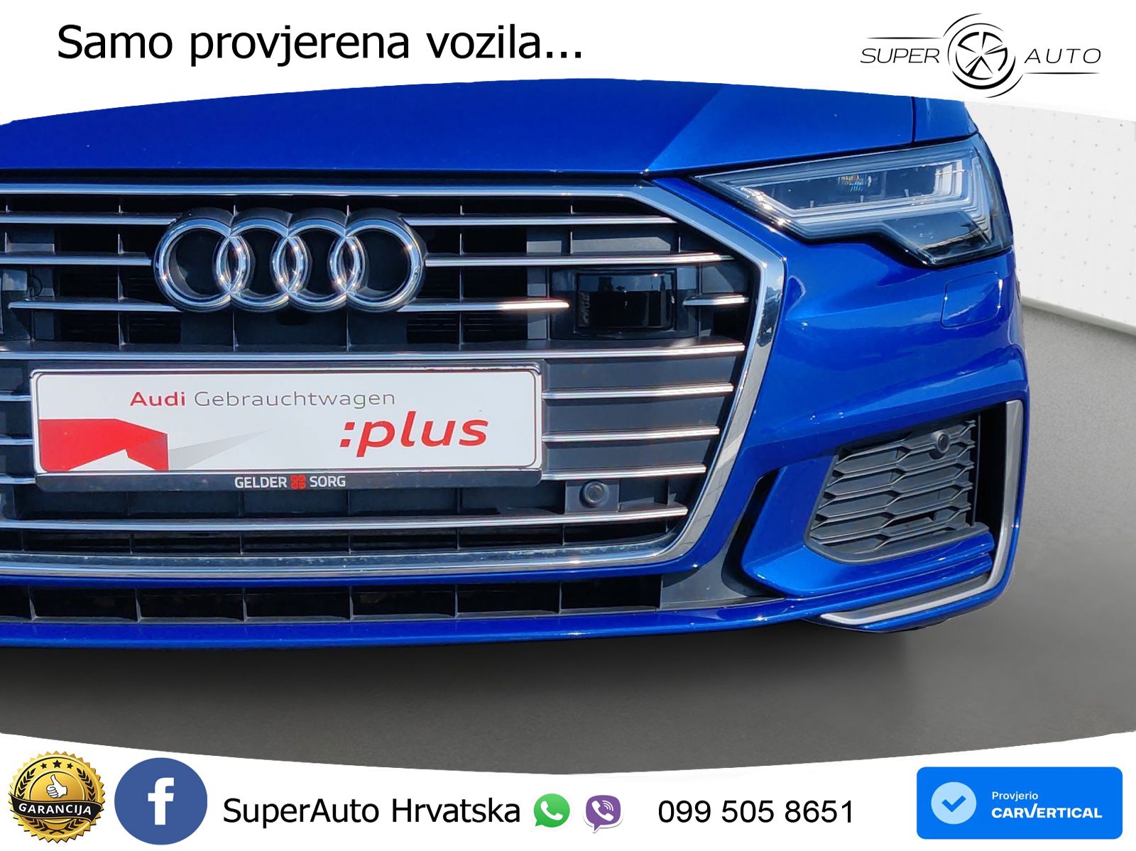 Audi A6 50 TFSIe (299 KS) quattro ultra S tronic S line MATRIX+GR SJED+KAM