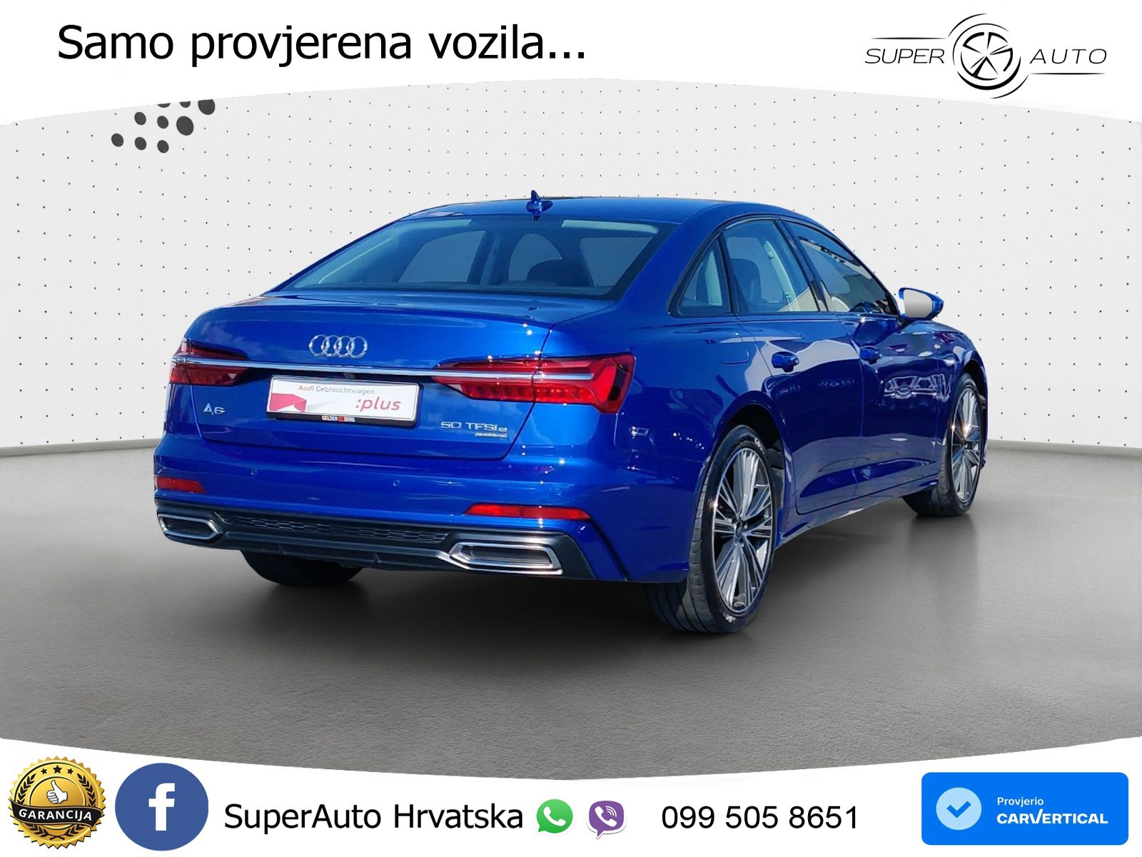 Audi A6 50 TFSIe (299 KS) quattro ultra S tronic S line MATRIX+GR SJED+KAM