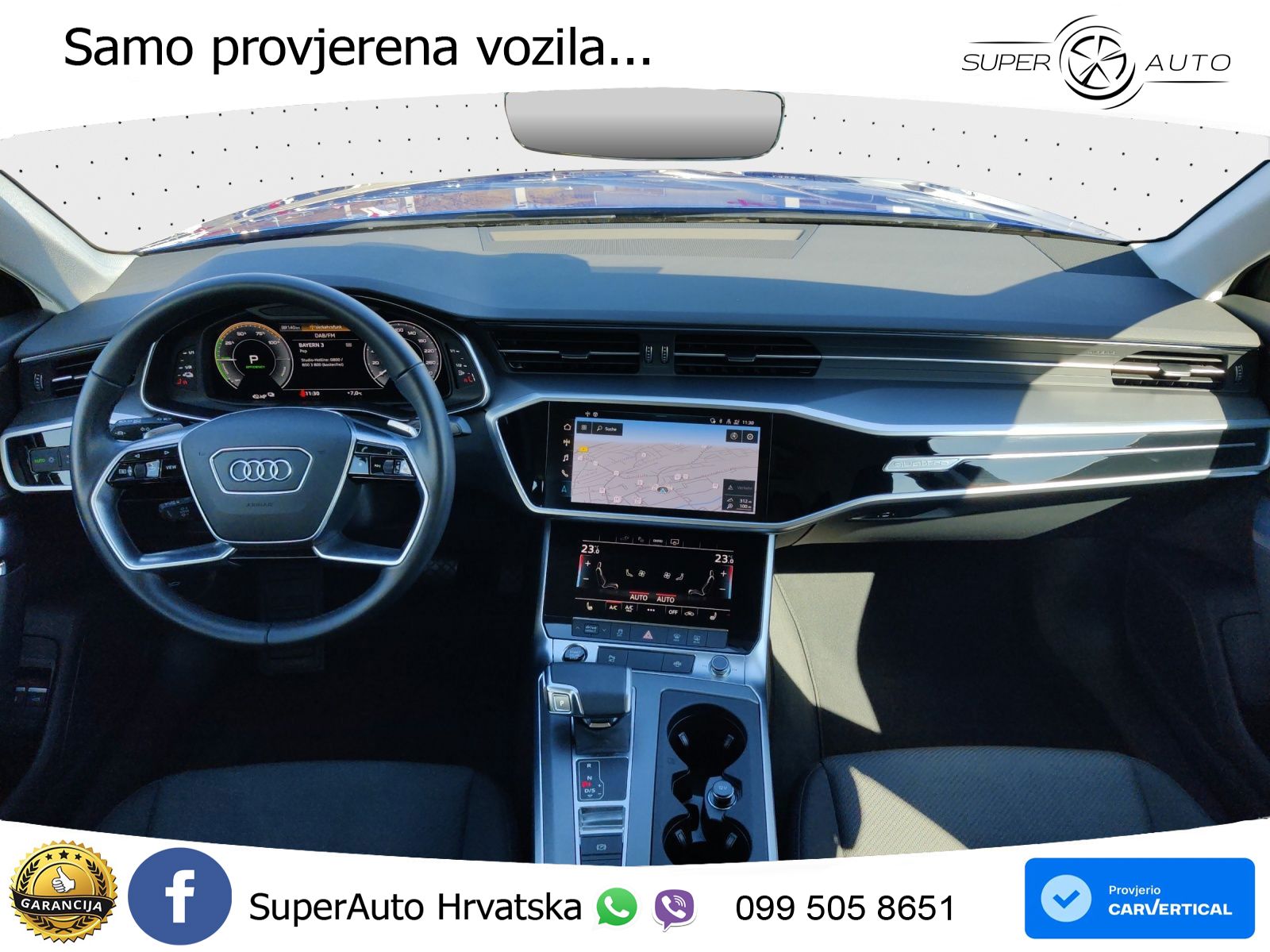 Audi A6 50 TFSIe (299 KS) quattro ultra S tronic S line MATRIX+GR SJED+KAM