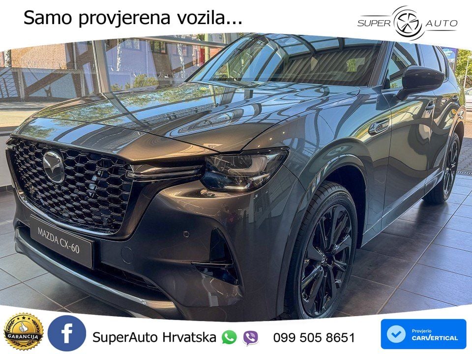 Mazda CX-60 3.3 e-Skyactiv D (254 KS) AWD Automatic MATRIX+GR SJED+KAM