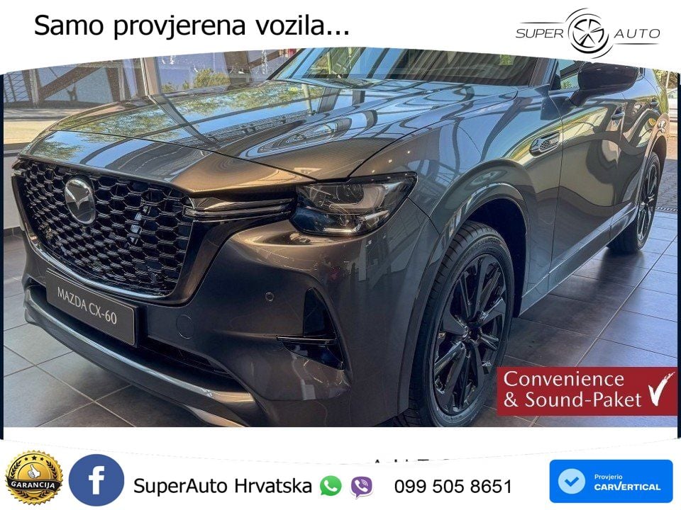 Mazda CX-60 3.3 e-Skyactiv D (254 KS) AWD Automatic MATRIX+GR SJED+KAM