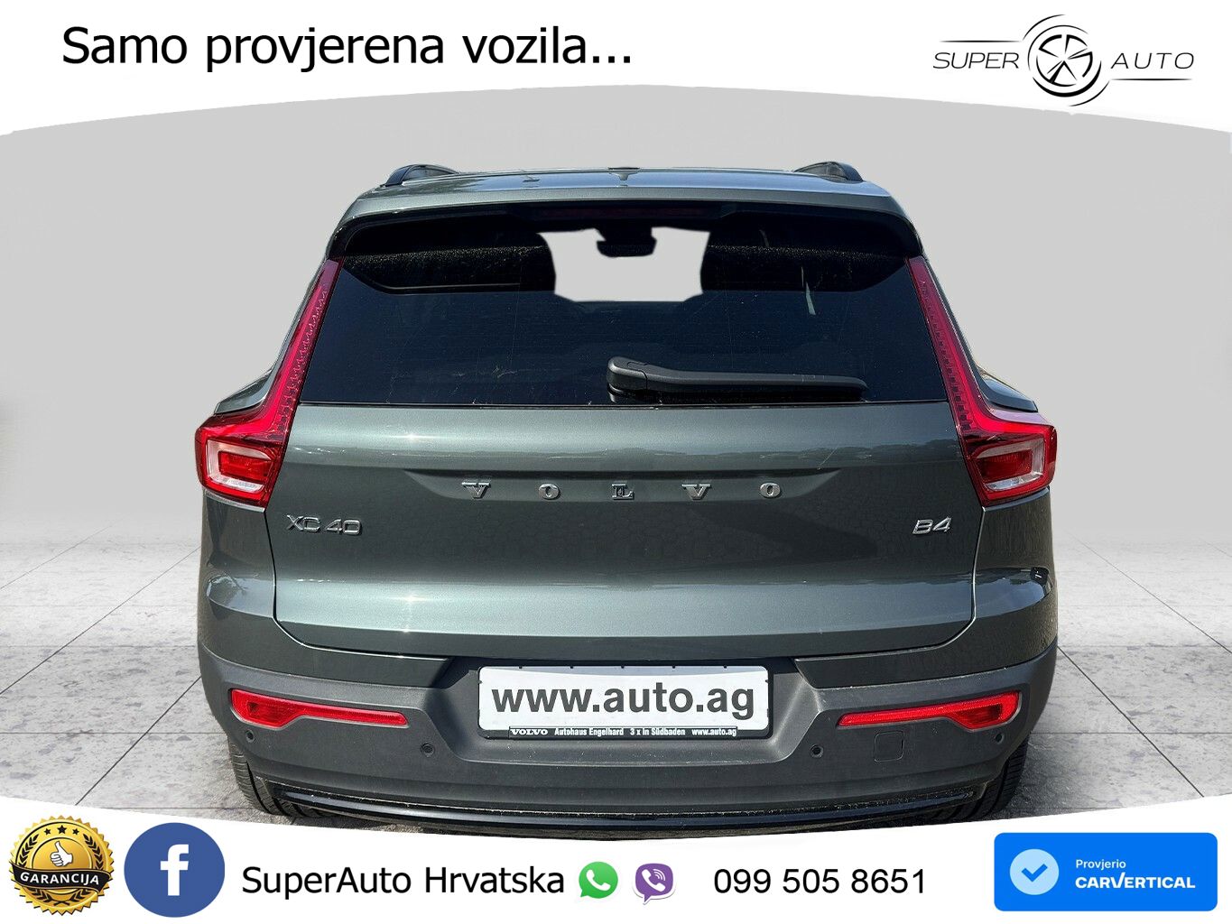 Volvo XC40 2.0 B4 AWD 197 KS Automatic LED+GR SJED+ACC