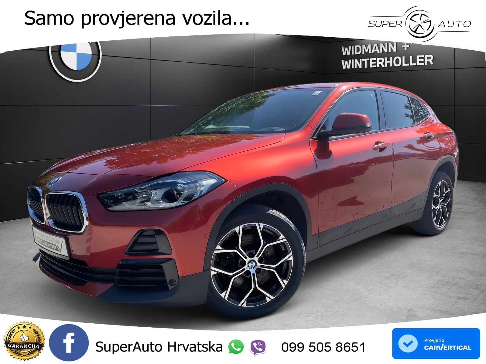 BMW X2 sDrive20d Steptronic Advantage LED+GR SJED+ACC