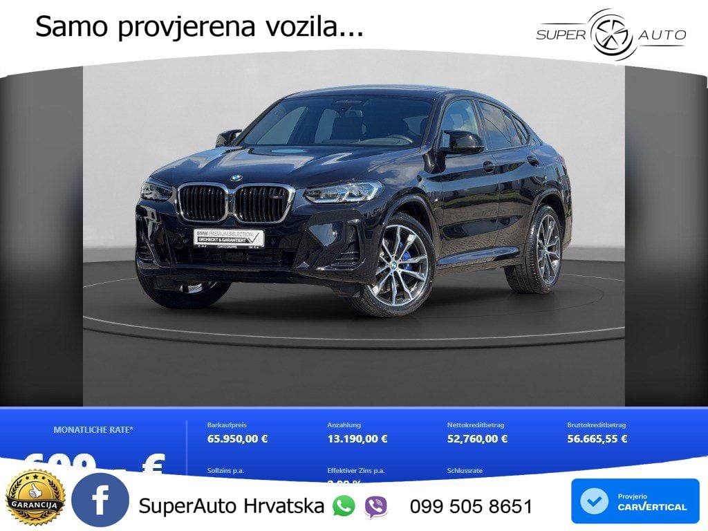 BMW X4 M40i (360 KS) xDrive Steptronic ACC+HEAD+GR SJED+360+PANO