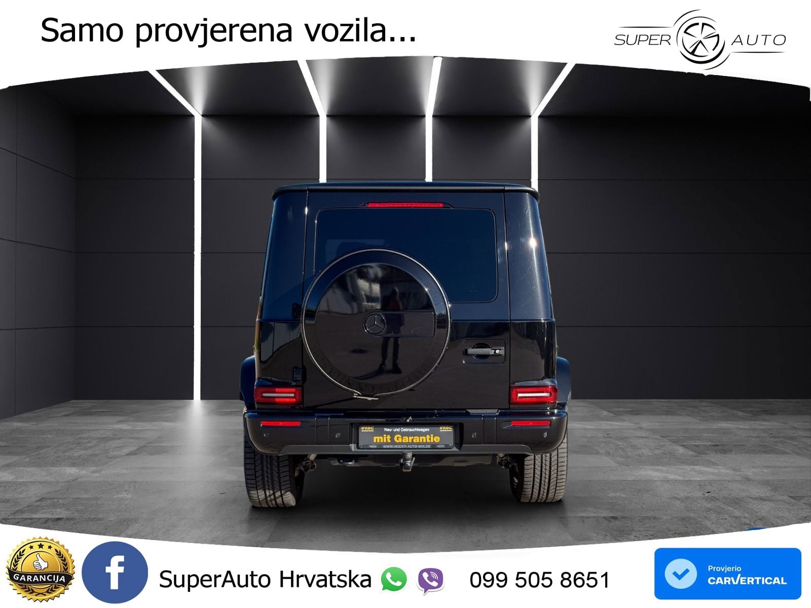 Mercedes G 450d Long (367 KS) 4MATIC 9G-TRONIC Superior LED+GR SJED+ACC