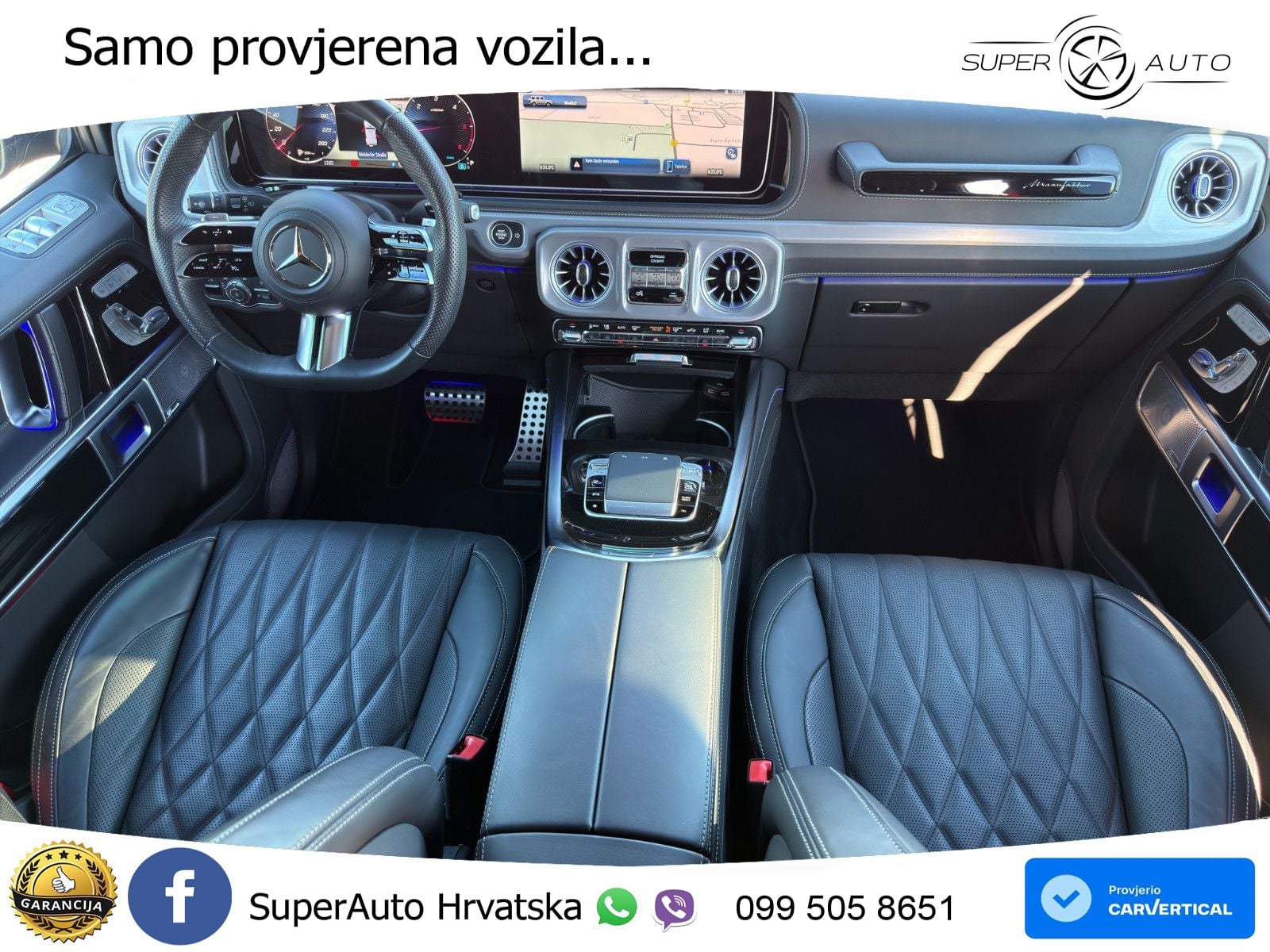 Mercedes G 450d Long (367 KS) 4MATIC 9G-TRONIC Superior LED+GR SJED+ACC