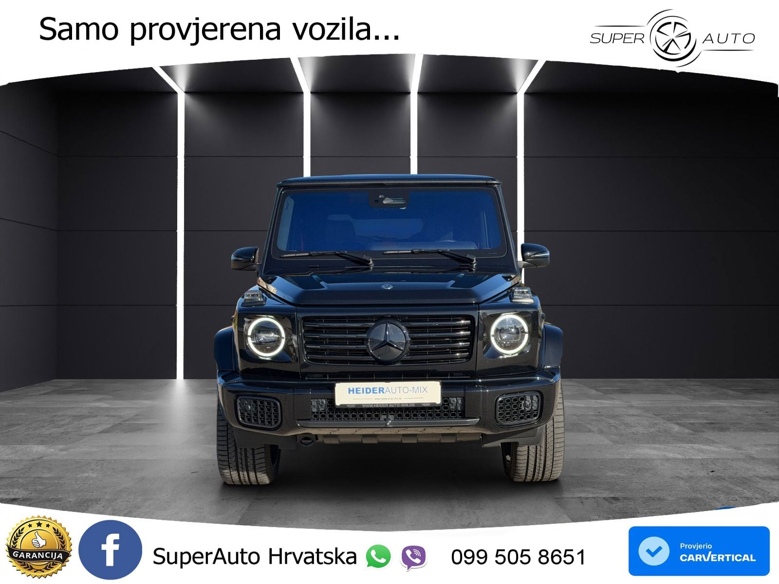 Mercedes G 450d Long (367 KS) 4MATIC 9G-TRONIC Superior LED+GR SJED+ACC