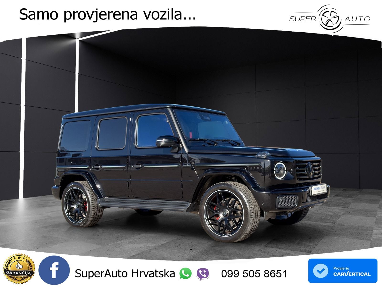 Mercedes G 450d Long (367 KS) 4MATIC 9G-TRONIC Superior LED+GR SJED+ACC