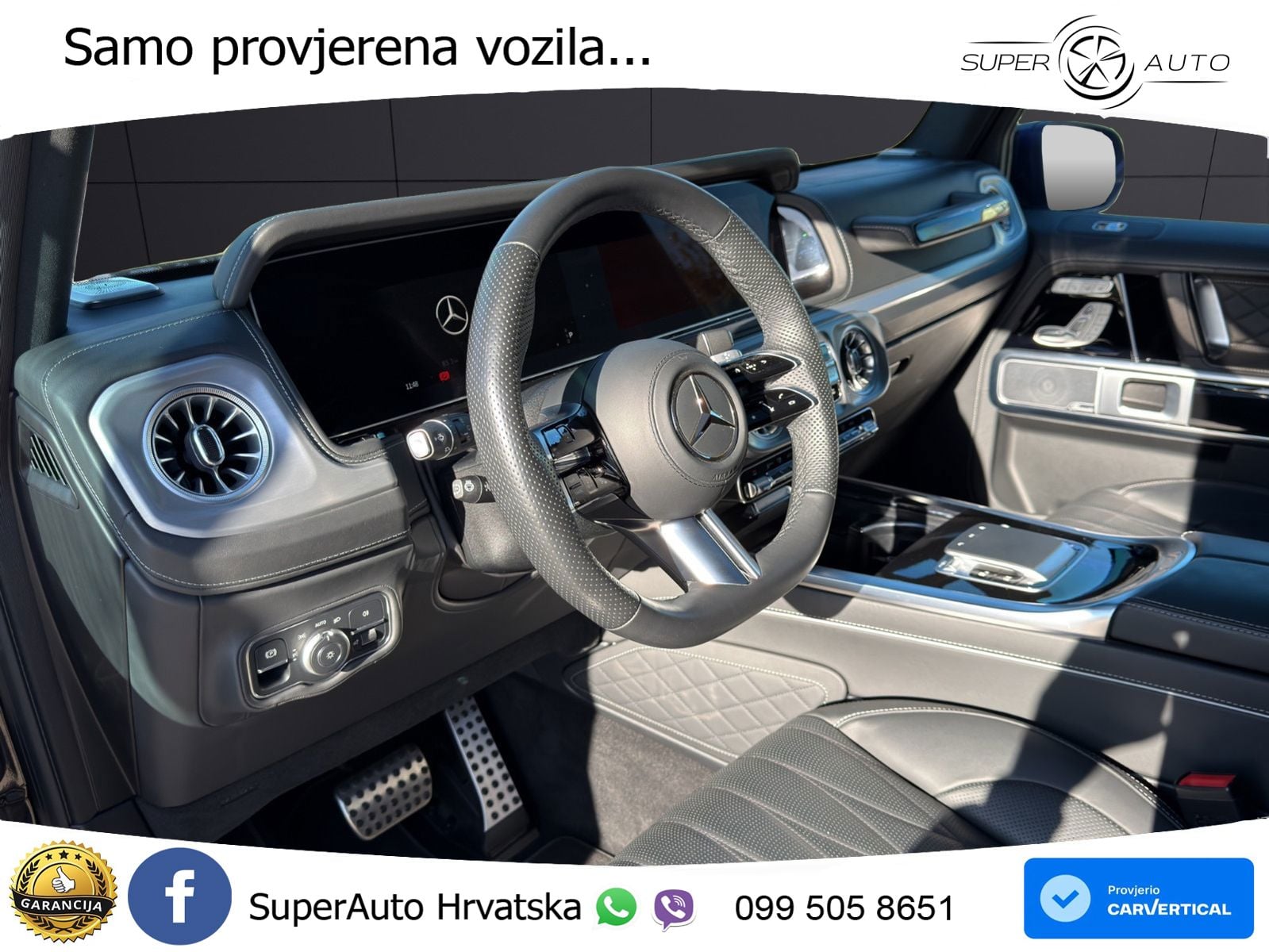 Mercedes G 450d Long (367 KS) 4MATIC 9G-TRONIC Superior LED+GR SJED+ACC