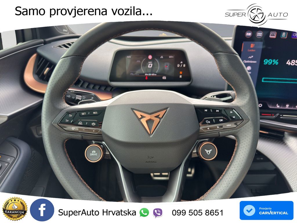 Cupra Tavascan 82 kWh (286 KS) LED+GR SJED+ACC