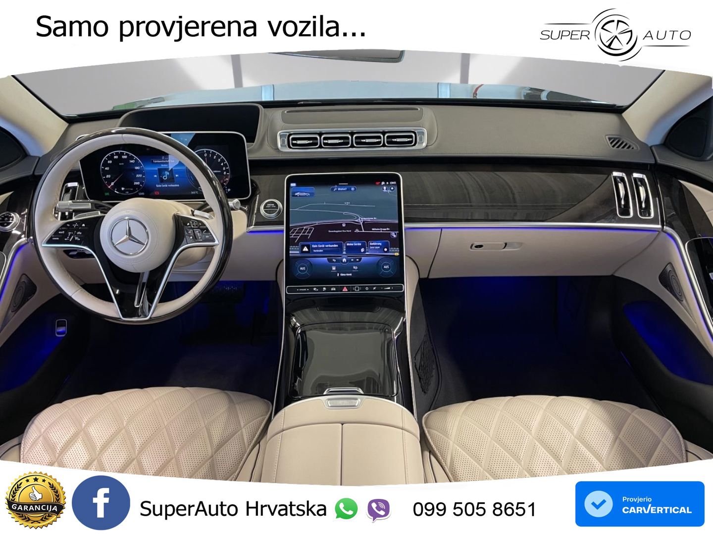 Mercedes S 580e (510 KS) 4MATIC 9G-TRONIC LED+GR SJED+ACC