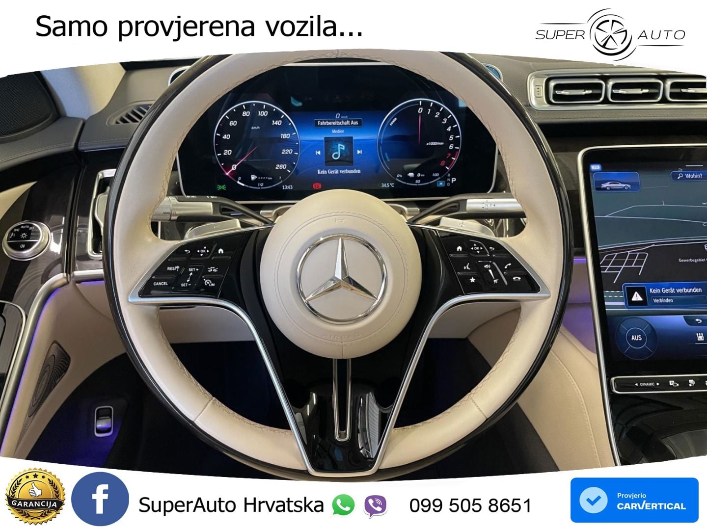 Mercedes S 580e (510 KS) 4MATIC 9G-TRONIC LED+GR SJED+ACC