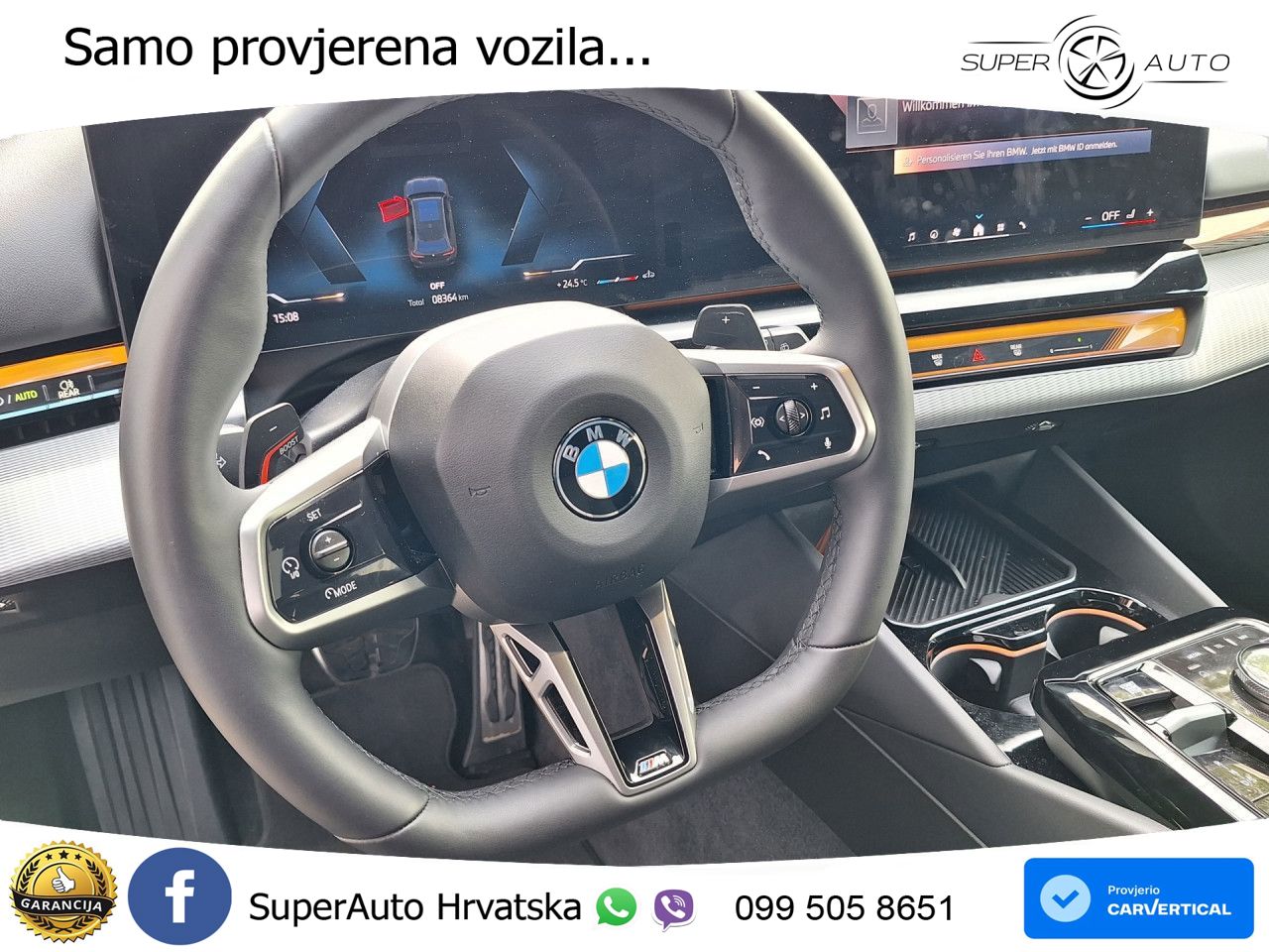 BMW 520i Touring (208 KS) Steptronic M Sport ACC+HEAD+GR SJED+360+PANO