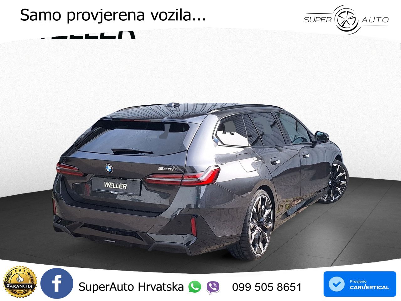 BMW 520i Touring (208 KS) Steptronic M Sport ACC+HEAD+GR SJED+360+PANO