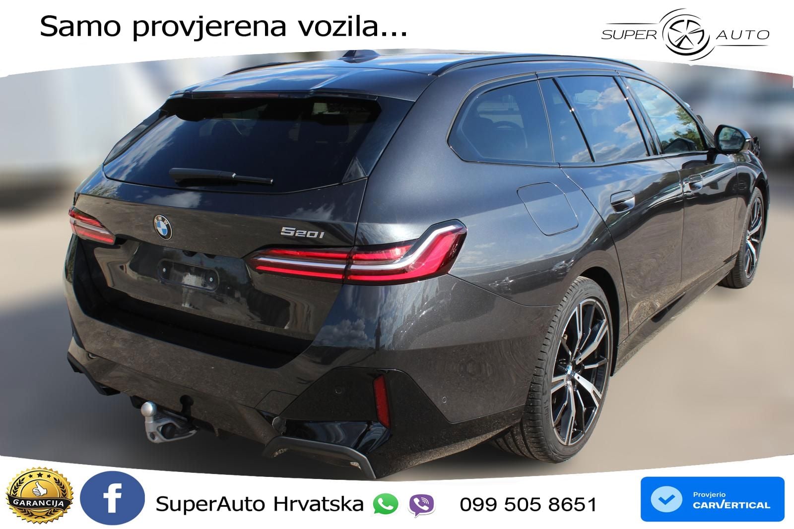 BMW 520i Touring (208 KS) Steptronic M Sport LED+GR SJED+ACC