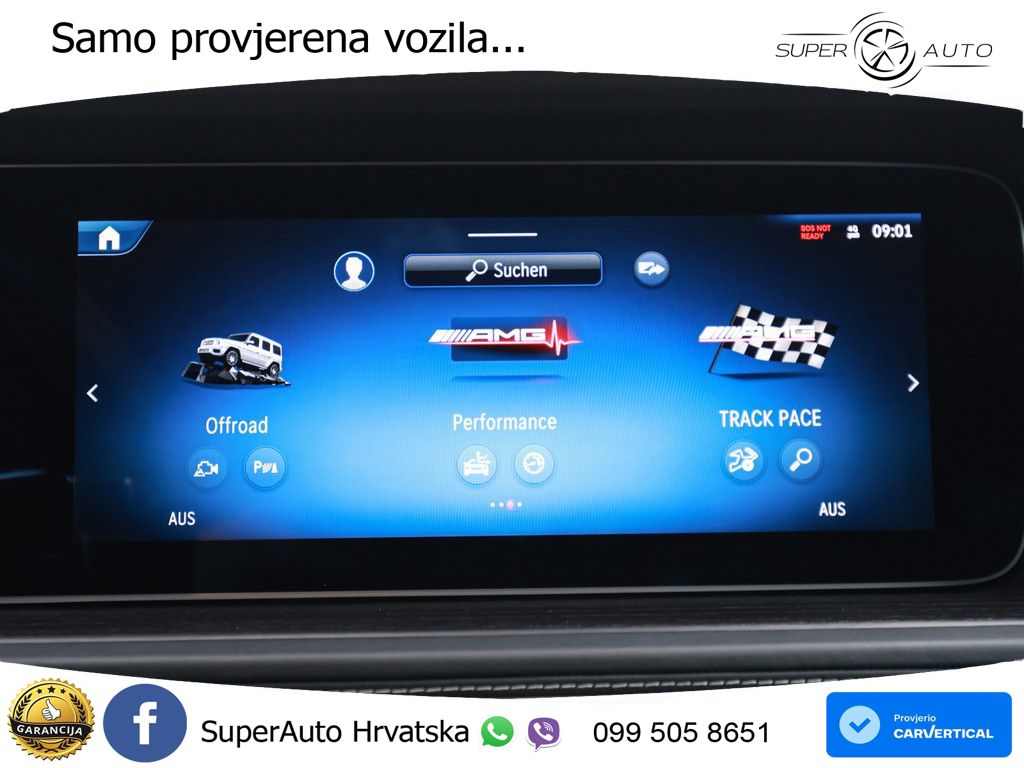 Mercedes AMG G 63 Long V8 (585 KS) 4MATIC 9G-TRONIC AMG SPEEDSHIFT TCT Superior LED+GR SJED+ACC