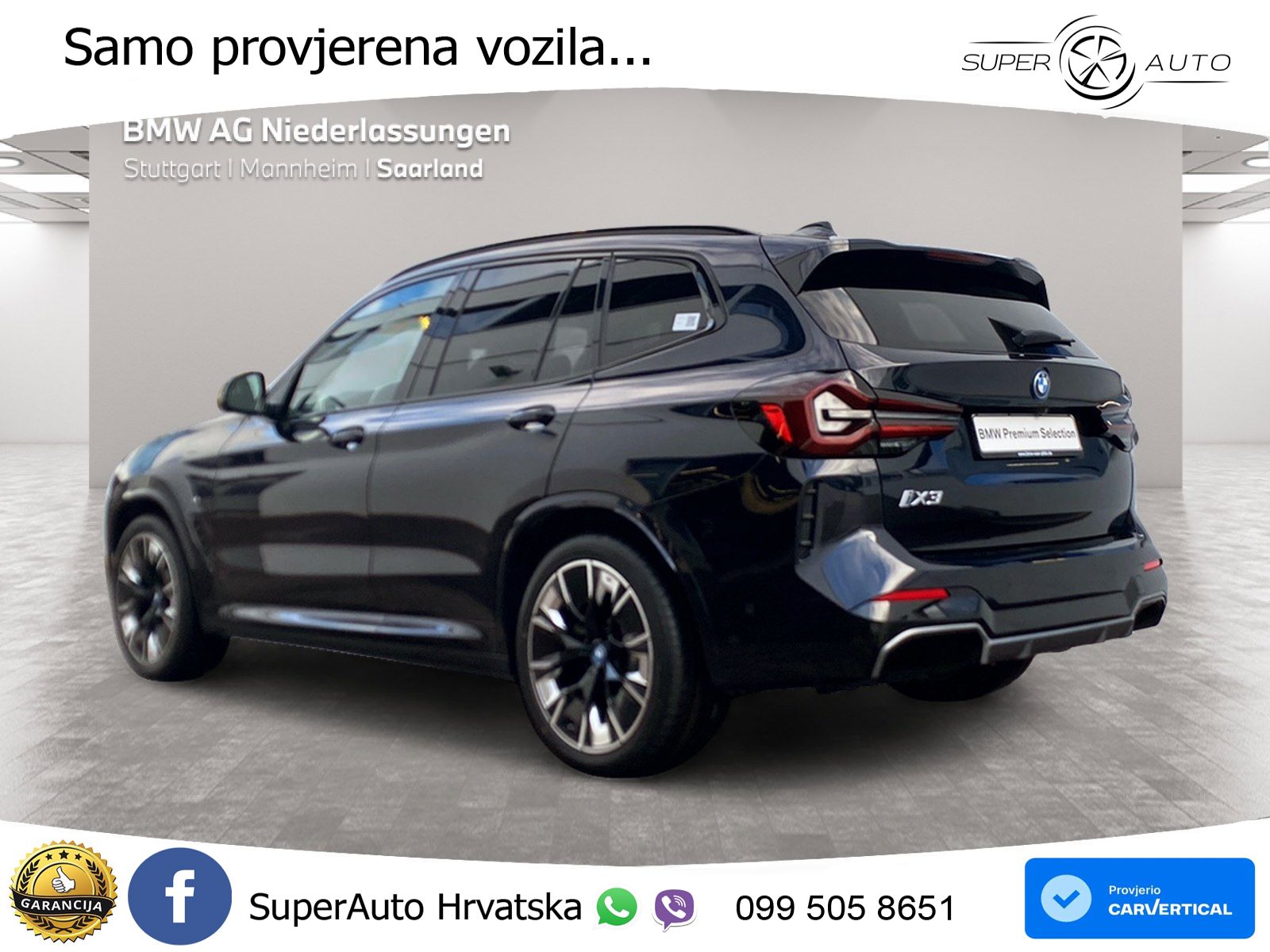 BMW iX3 80 kWh (286 KS)
