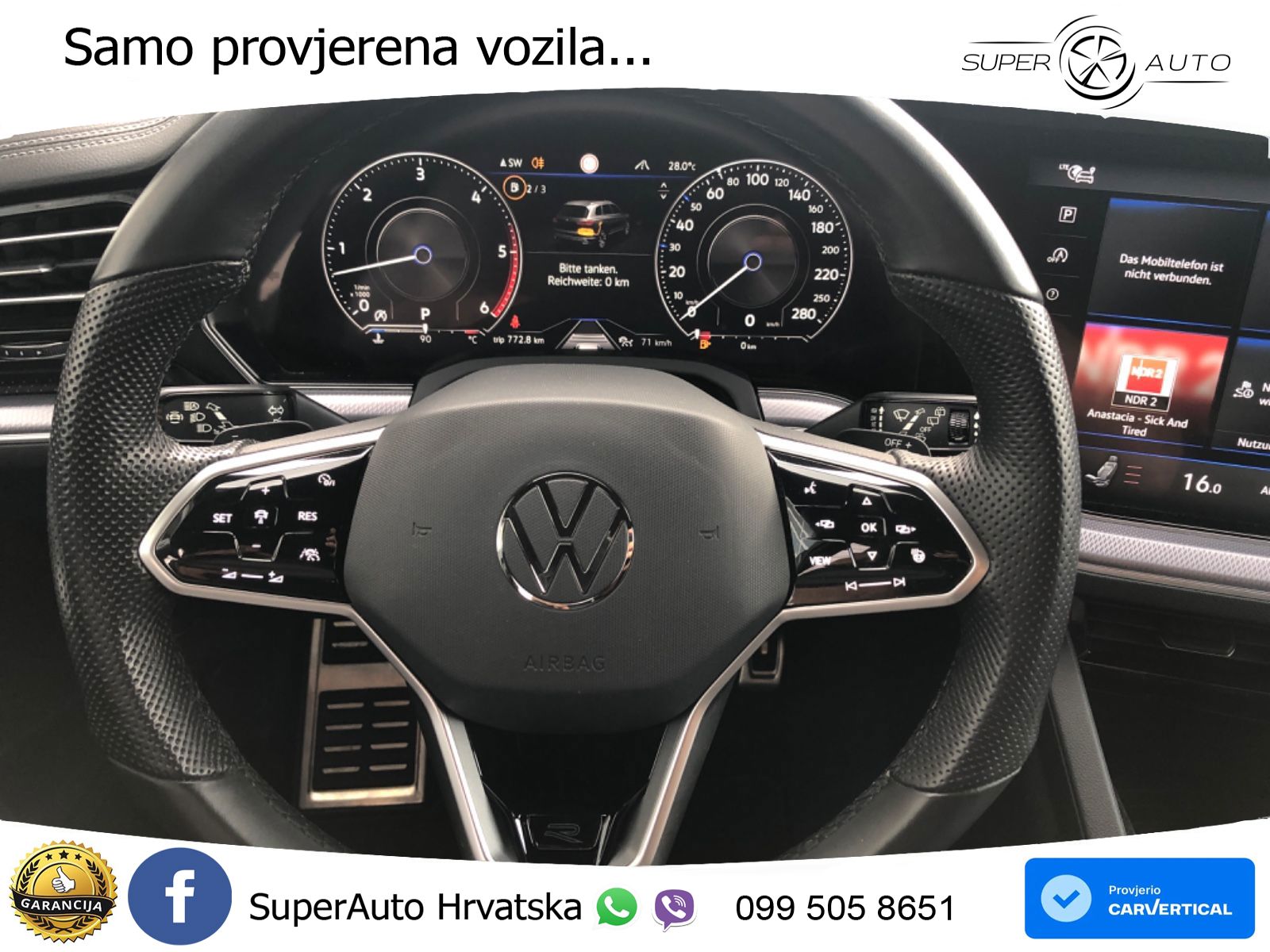 Volkswagen Touareg 3.0 V6 TDI (286 KS) 4MOTION Tiptronic R-Line LED+GR SJED+ACC