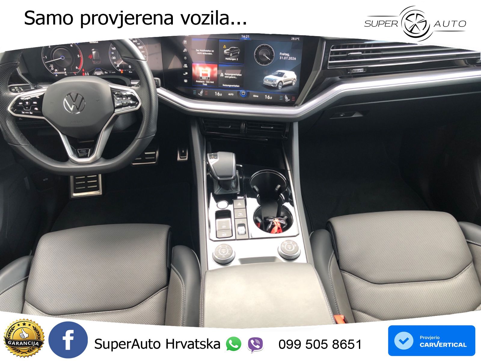 Volkswagen Touareg 3.0 V6 TDI (286 KS) 4MOTION Tiptronic R-Line LED+GR SJED+ACC