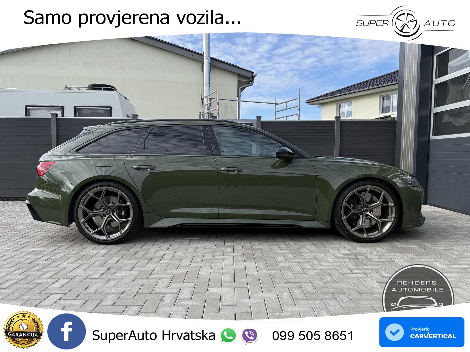 Audi RS6 Avant 4.0 TFSI V8 performance (630 KS)  quattro tiptronic ZRAČNI+ACC+GR SJED+KAM+PANO
