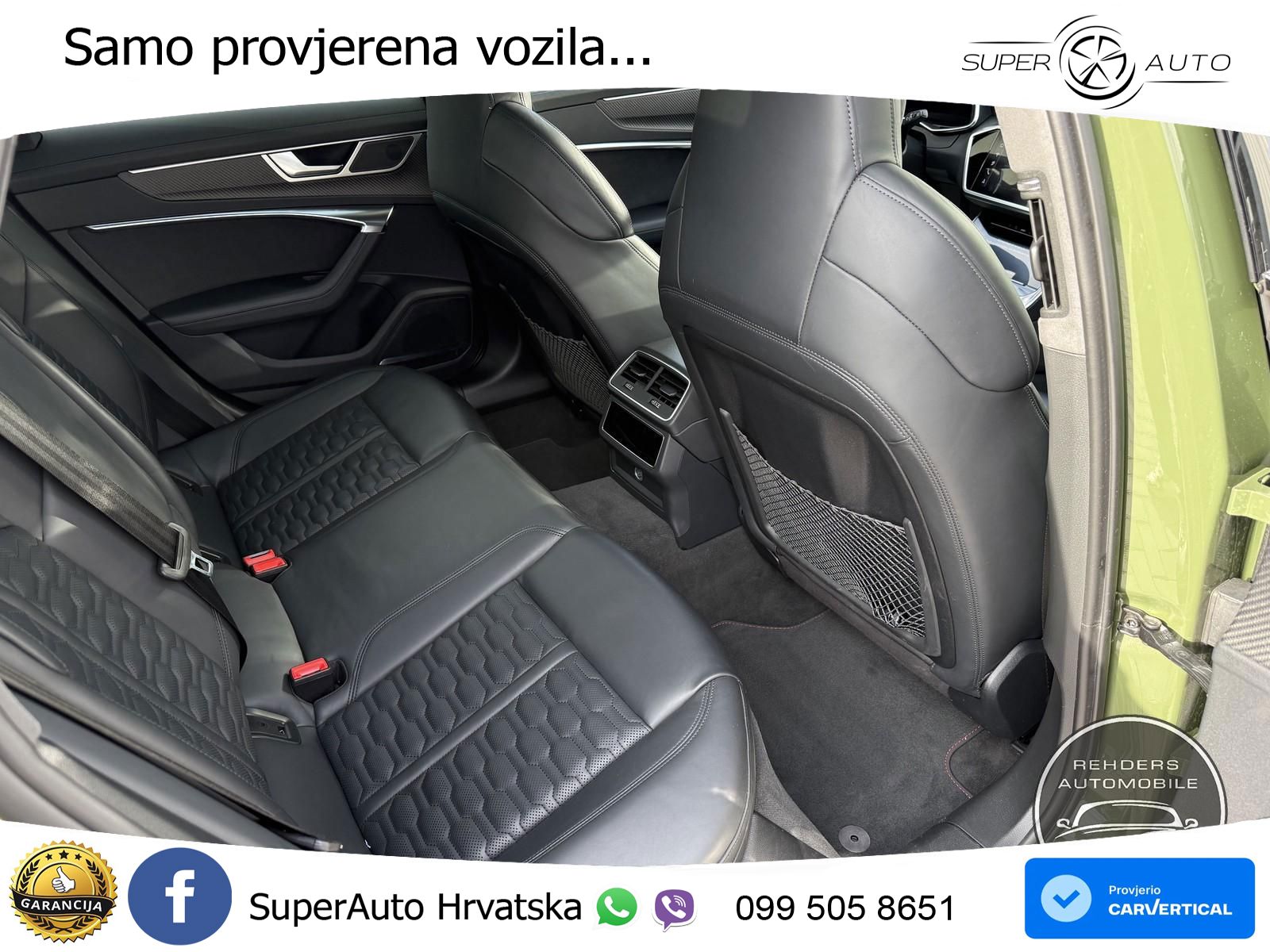 Audi RS6 Avant 4.0 TFSI V8 performance (630 KS)  quattro tiptronic ZRAČNI+ACC+GR SJED+KAM+PANO