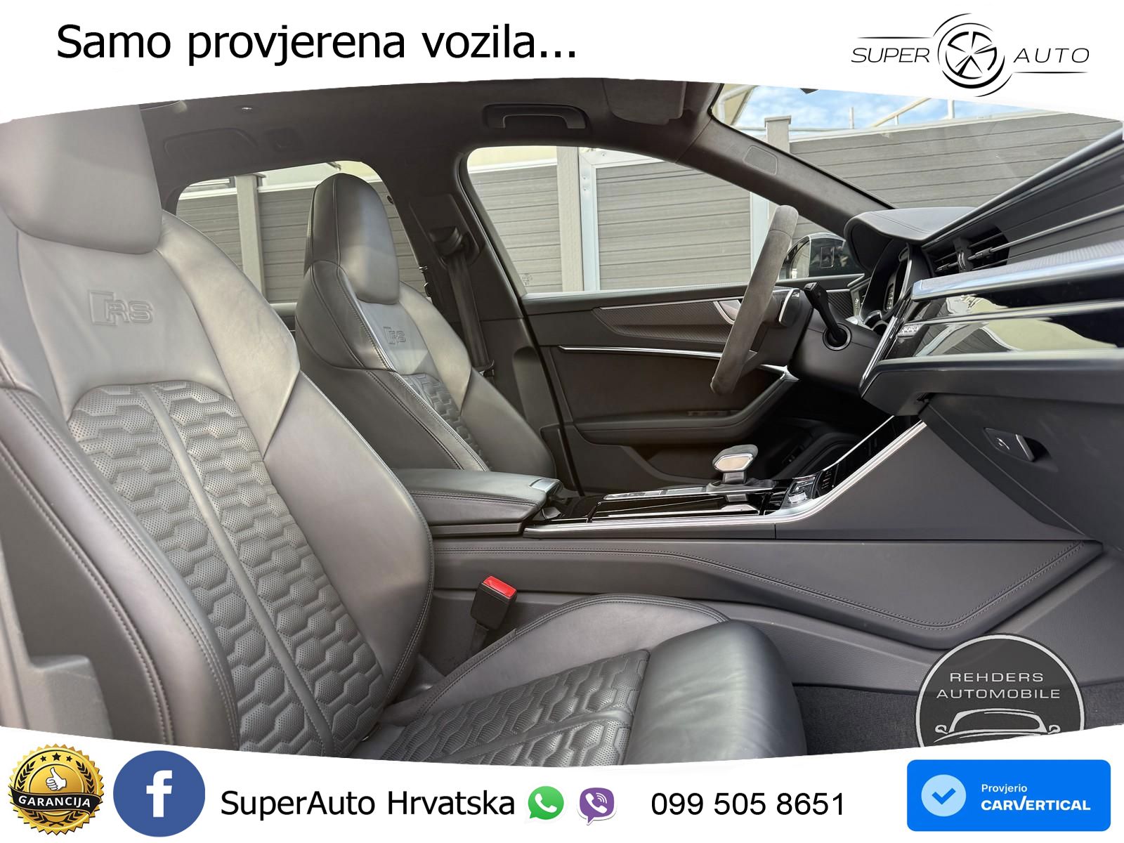 Audi RS6 Avant 4.0 TFSI V8 performance (630 KS)  quattro tiptronic ZRAČNI+ACC+GR SJED+KAM+PANO