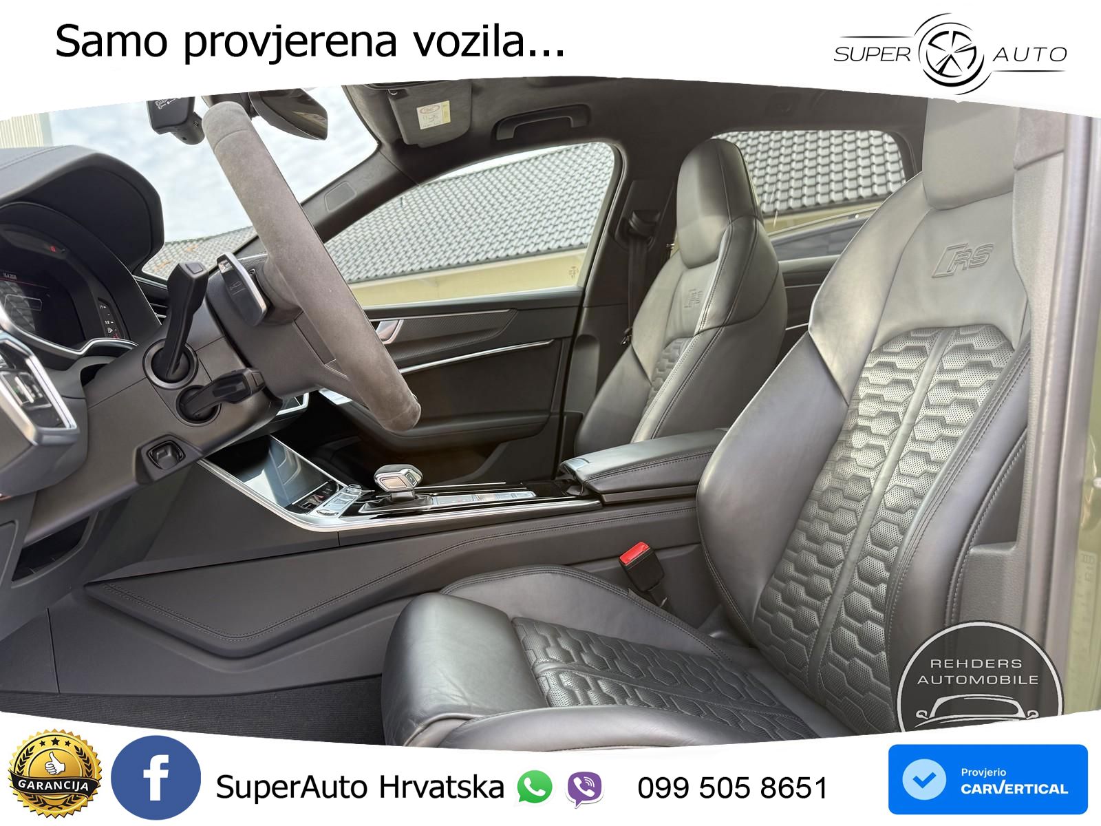 Audi RS6 Avant 4.0 TFSI V8 performance (630 KS)  quattro tiptronic ZRAČNI+ACC+GR SJED+KAM+PANO
