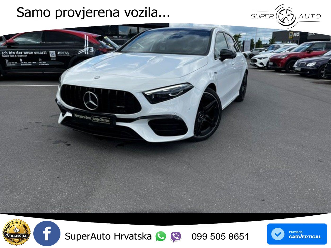 Mercedes-Benz AMG A 45 S 4MATIC+ AMG SPEEDSHIFT DCT 8G ACC+HEAD+GR SJED+360+PANO
