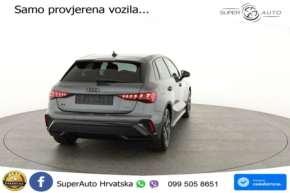 Audi A3 Sportback 40 TFSI (204 KS) quattro S tronic S line