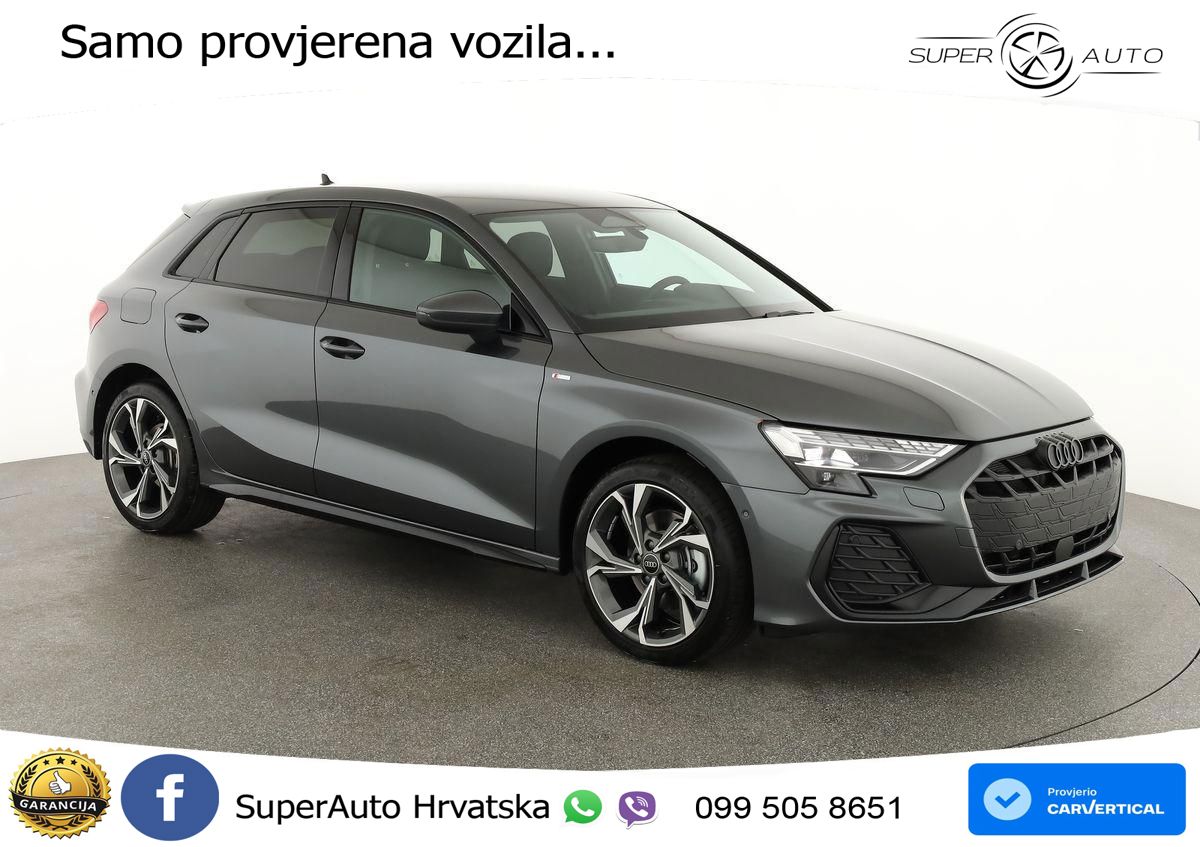 Audi A3 Sportback 40 TFSI (204 KS) quattro S tronic S line