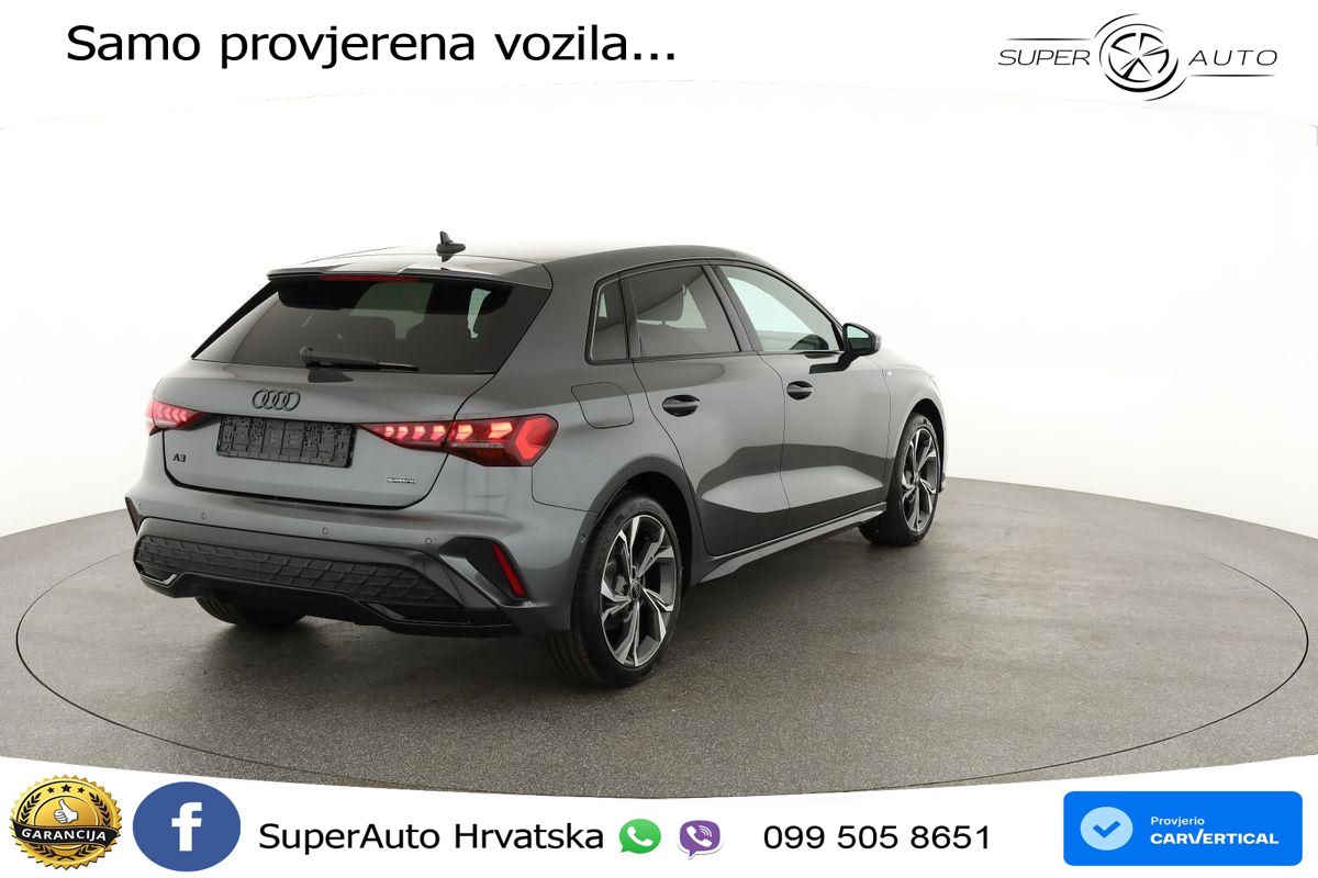 Audi A3 Sportback 40 TFSI (204 KS) quattro S tronic S line